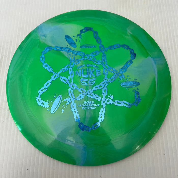Green & Blue/Light Blue Shatter Stamp / 170-172 grams