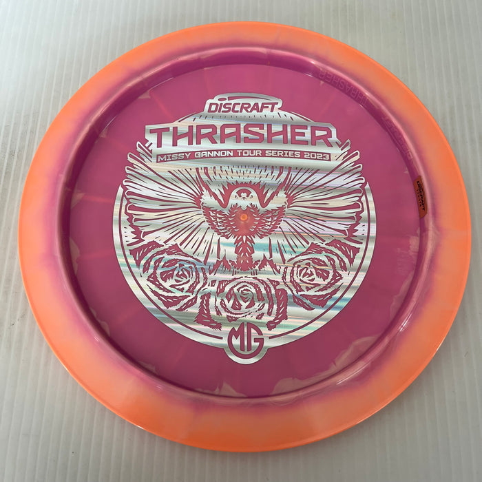 Pink & Orange/Linear Silver Holo Stamp/173-174g 22