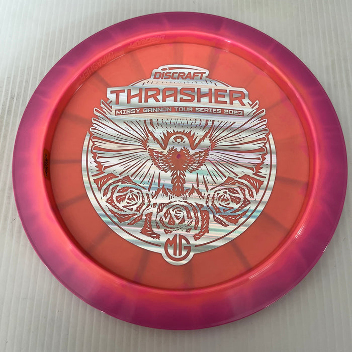 Orange & Pink/Linear Silver Holo Stamp/173-174g 24