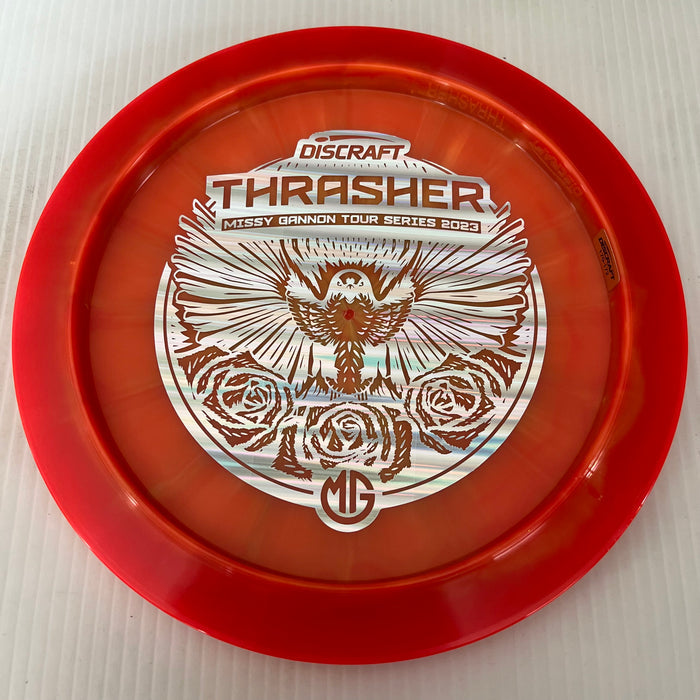 Red & Orange/Linear Silver Holo Stamp/170-172g 28