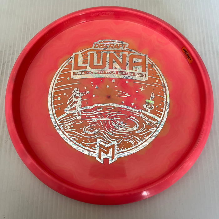 Salmon & Yellow/Silver Holo Discraft Stamp/173-174g 45