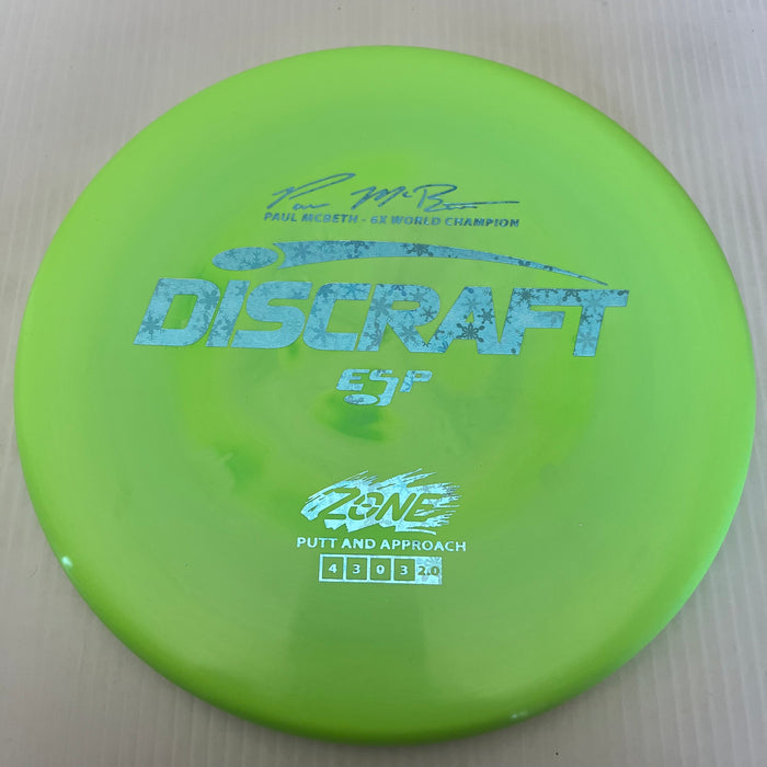 Discraft 6x Paul McBeth Swirly ESP Zone 4/3/0/3
