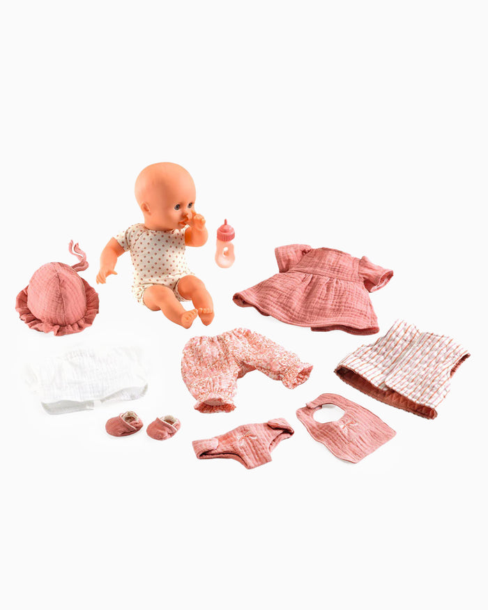 Djeco Toy Djeco Lily's Suitcase Doll
