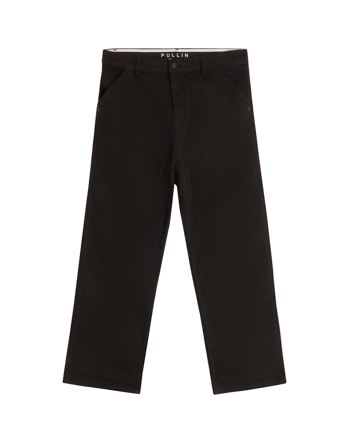 pantalon baggy velours black PULLIN en coton