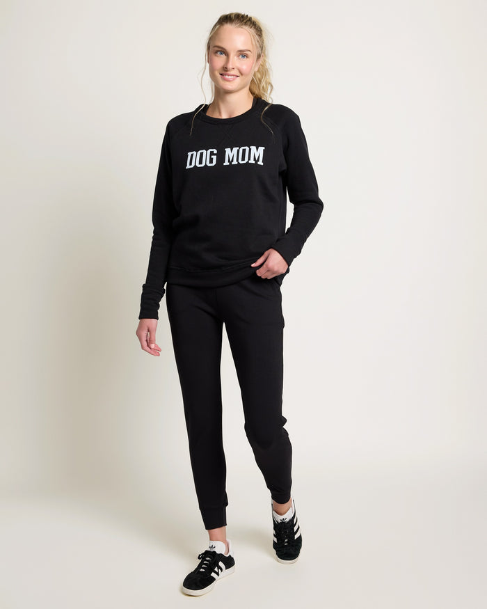 Black $|& Interval Dog Mom Graphic Sweatshirt - UGC On Fig
