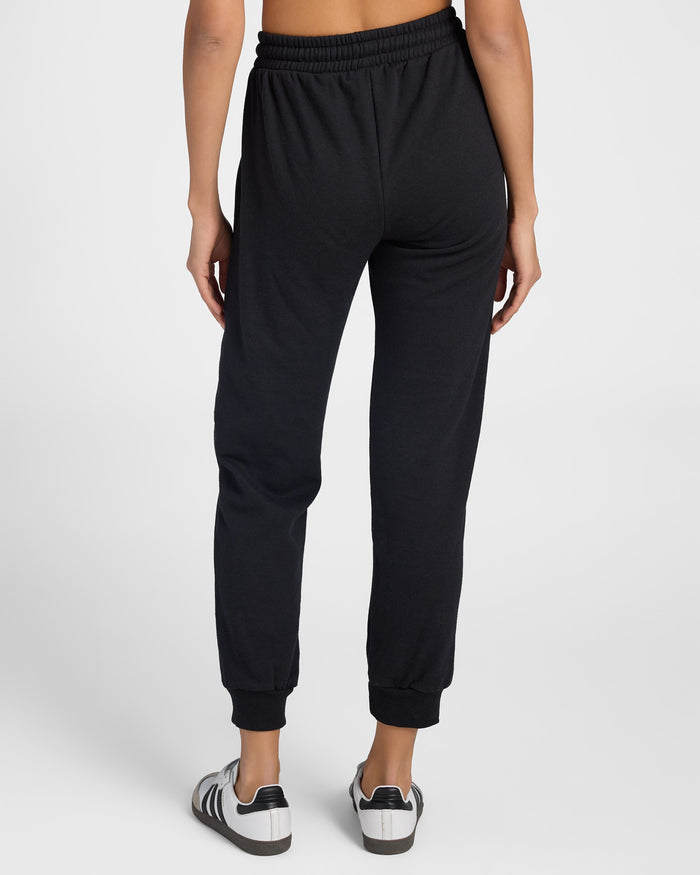 Black $|& Interval Dog Mom Graphic Joggers - SOF Back