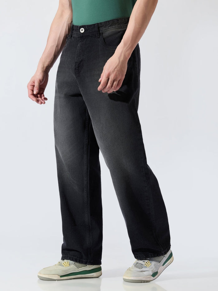 Men's  Relaxed Fit Jeans - Black Shade