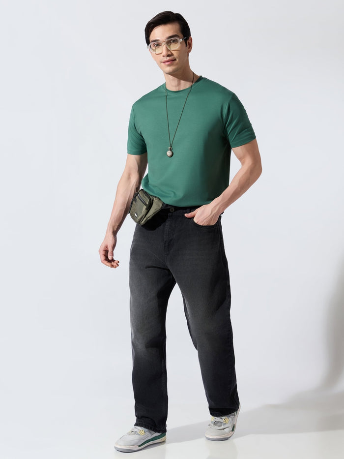 Men's  Relaxed Fit Jeans - Black Shade