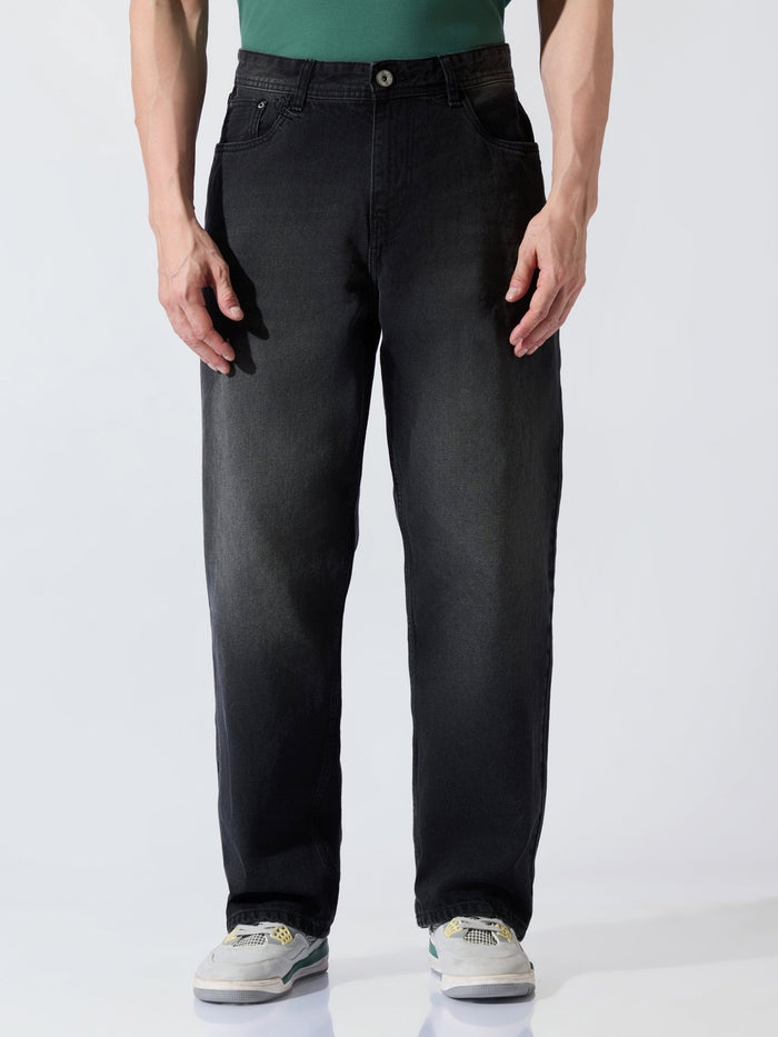Men's  Relaxed Fit Jeans - Black Shade