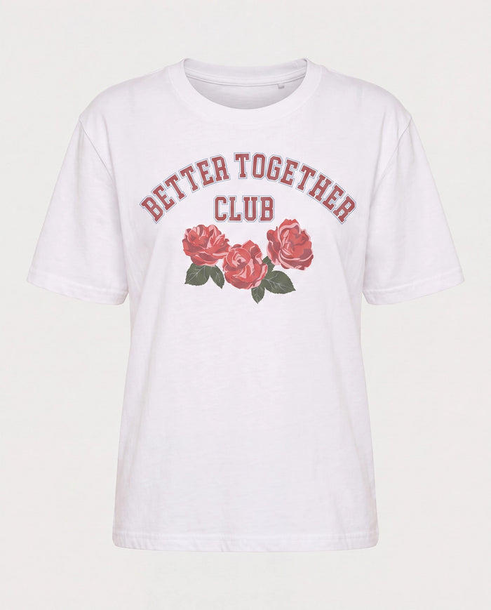 White $|& SEAS Dreamer Graphic Tee - Hanger Detail
