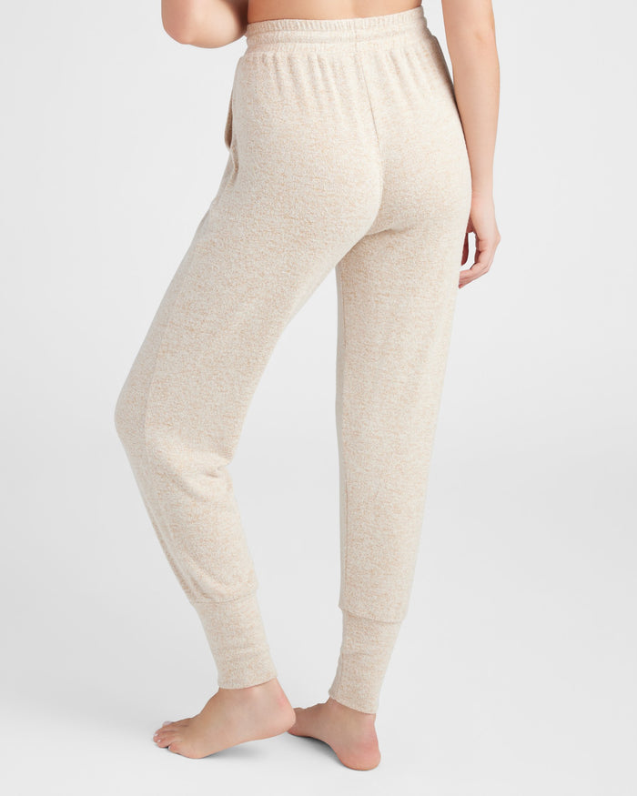 Oatmeal $|& SEAS Dreamy Hacci Lounge Jogger - SOF Back
