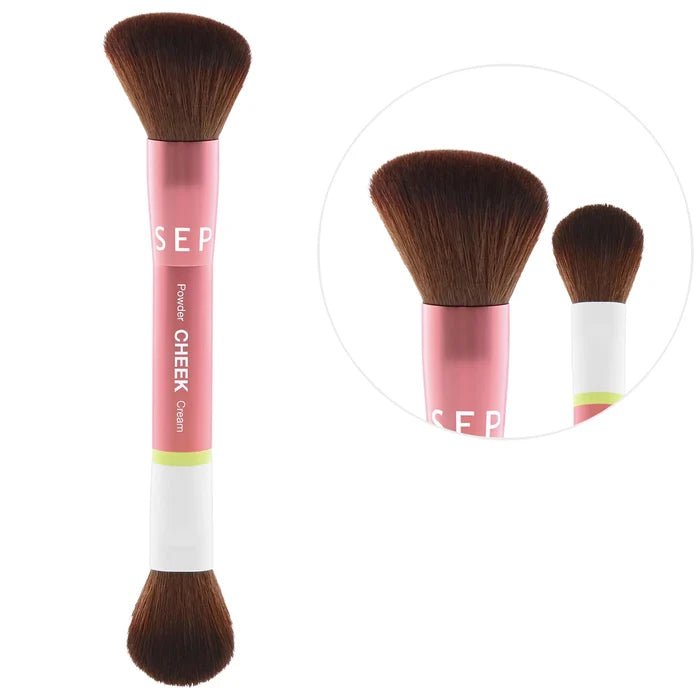Sephora Collection - Brocha Doble para Rubor y Bronzer 2 en 1