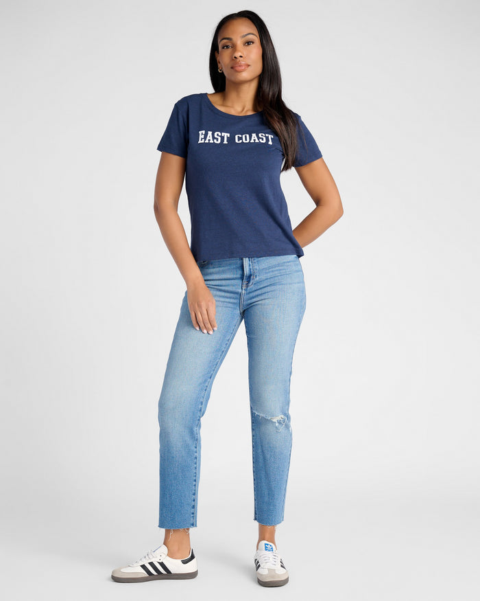 Navy $|& SEAS East Coast Graphic Tee - SOF Full Front