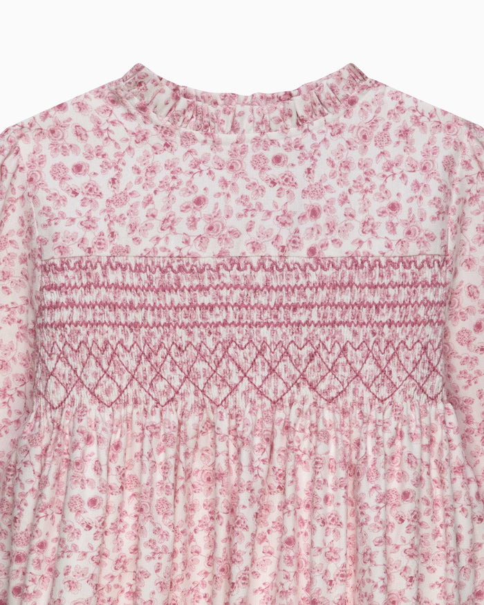 Confiture Dress Edie Rose Floral Smocked Dress