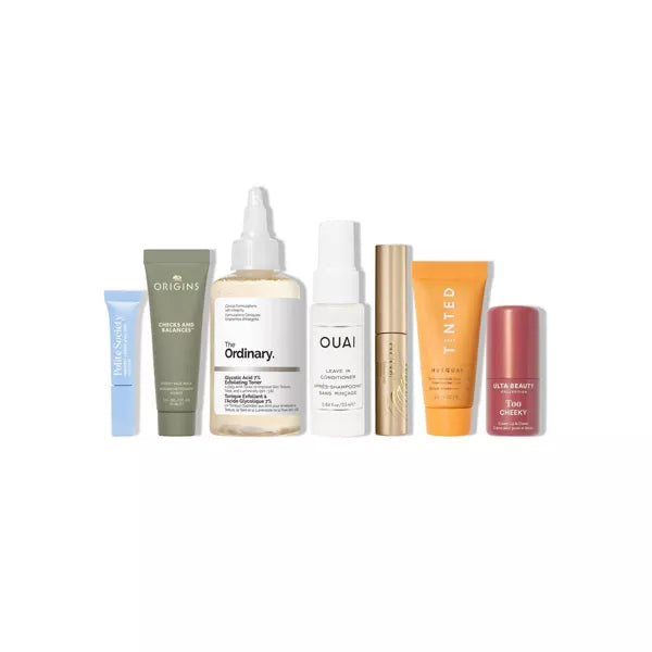 Effortless Essentials Exlcusive Spring & Summer Beauty Kit with Reusable Makeup Bag - 8 pc