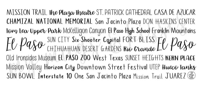 El Paso, TX Mug