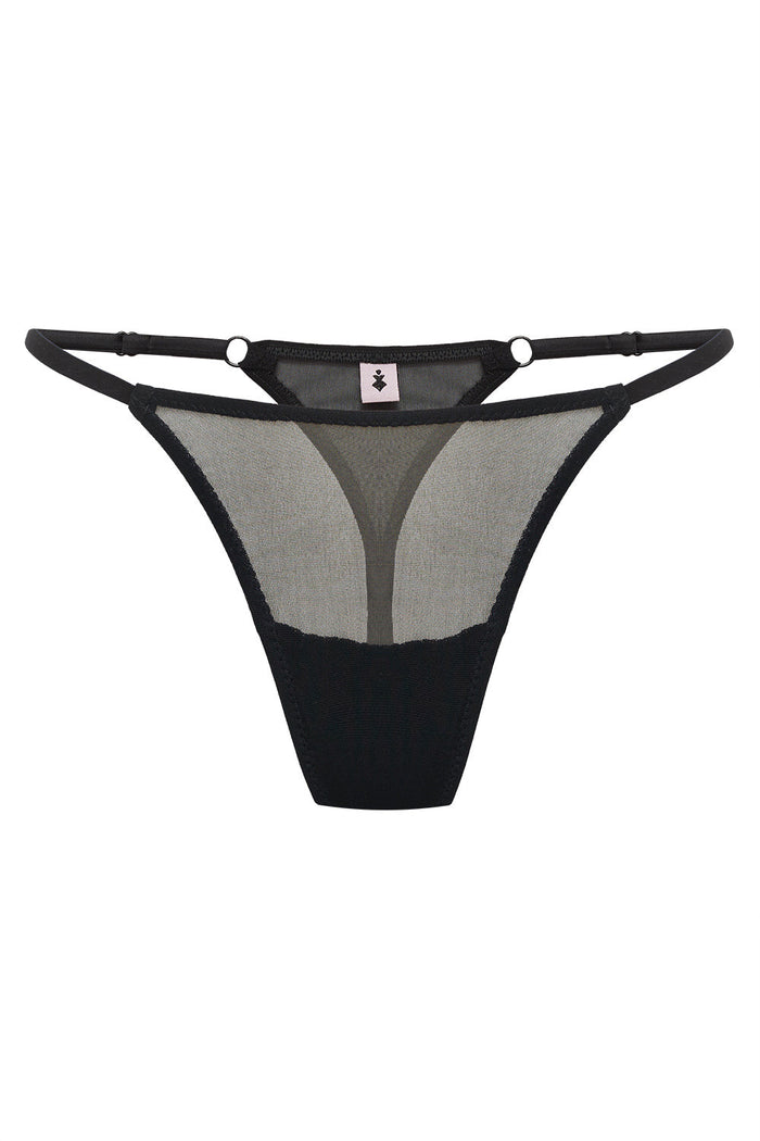 Elastica Black ultra thongs