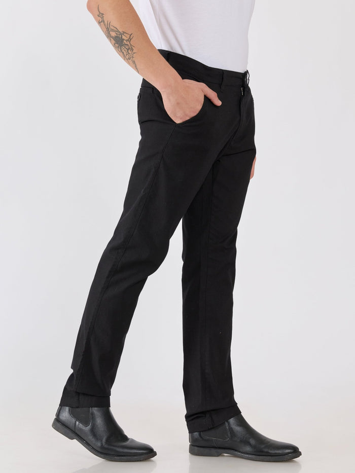 Eli - Slim Fit Pant - Black