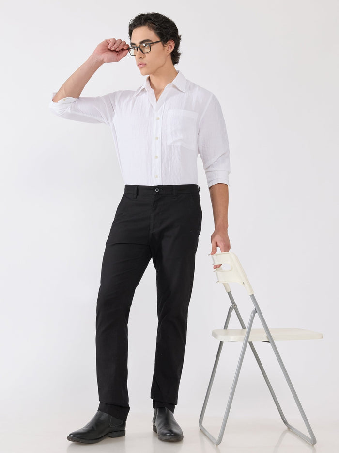 Eli - Slim Fit Pant - Black