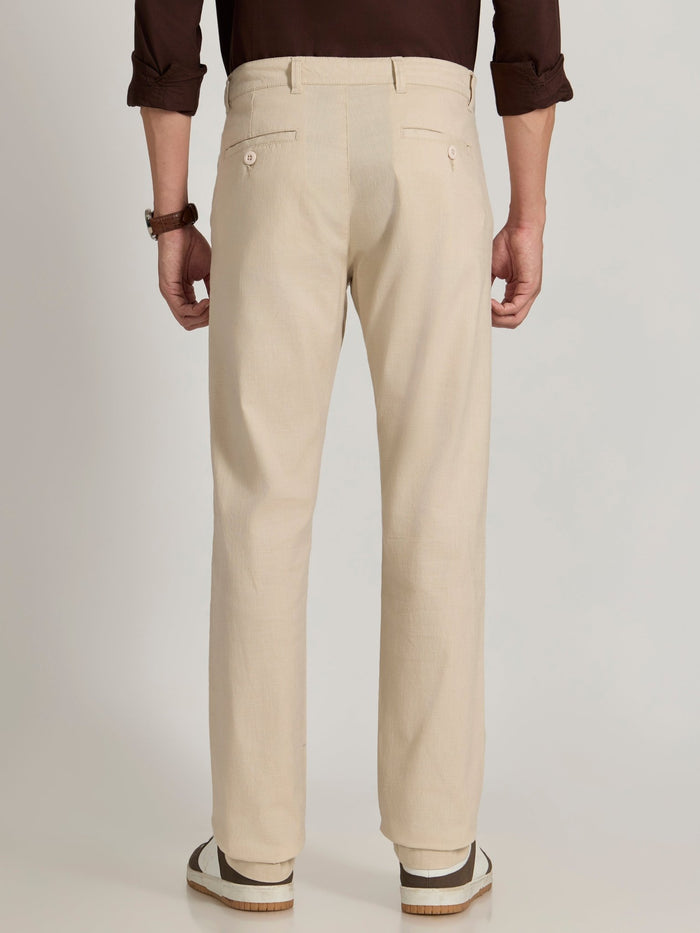 Eli - Slim Fit Pant - Cream