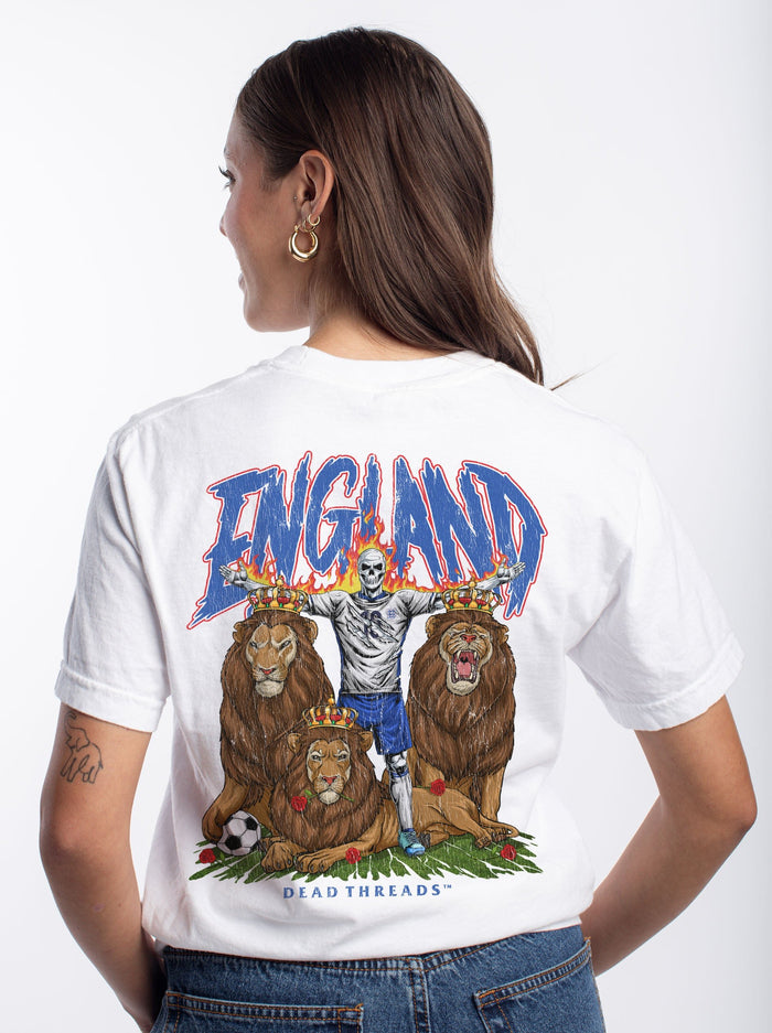 ENGLAND SOCCER - “DT ESSENTIAL" PREMIUM T - SHIRT – T-Shirt – Dead Threads Apparel
