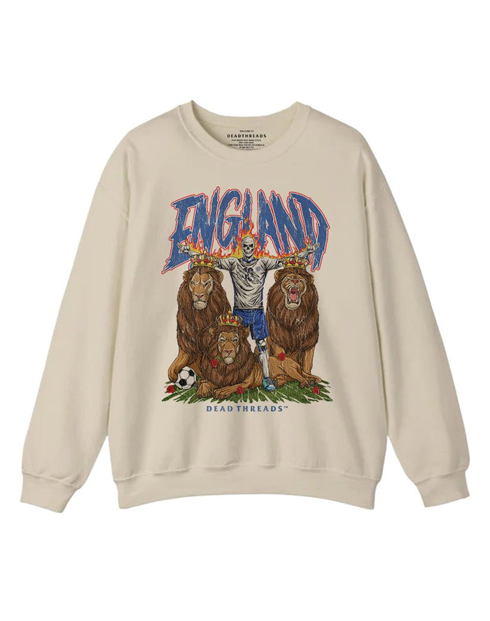 ENGLAND SOCCER CREWNECK SWEATSHIRT – Sweatshirt – Dead Threads Apparel