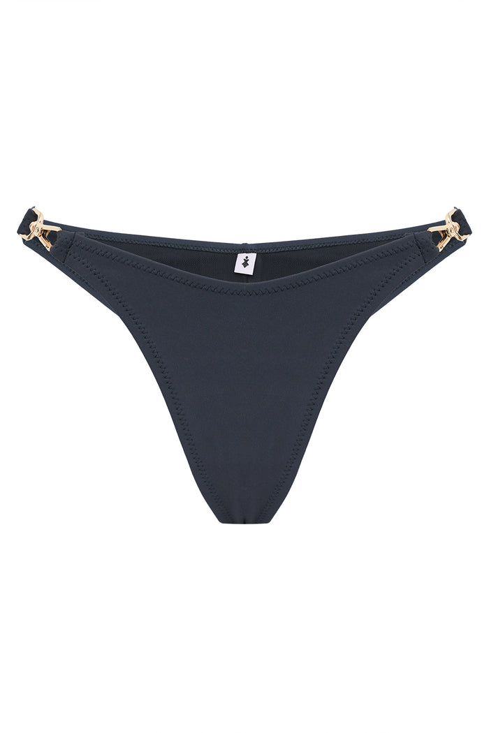 Esty Graphite bikini bottom