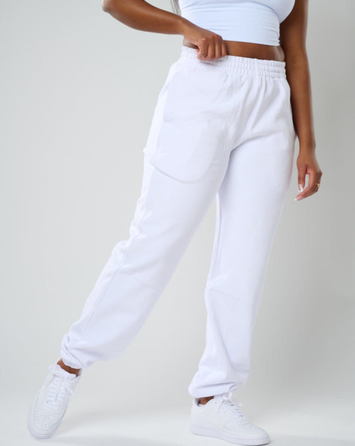 Fabiola Joggers - White