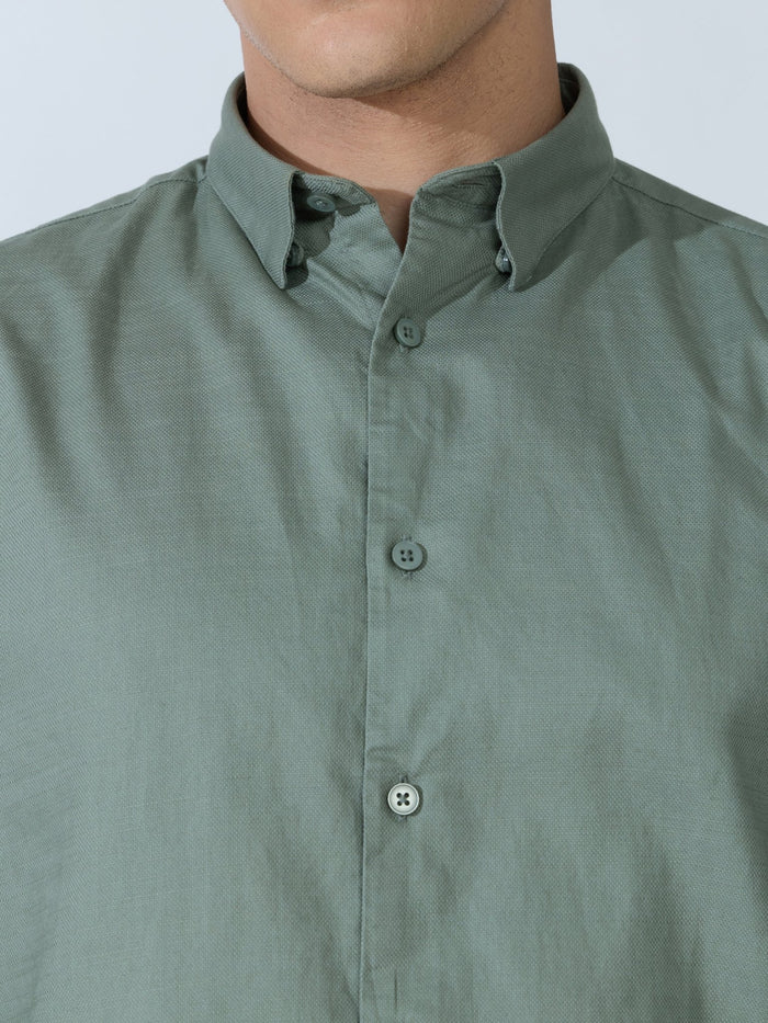 Farana - Green Dobby Shirt