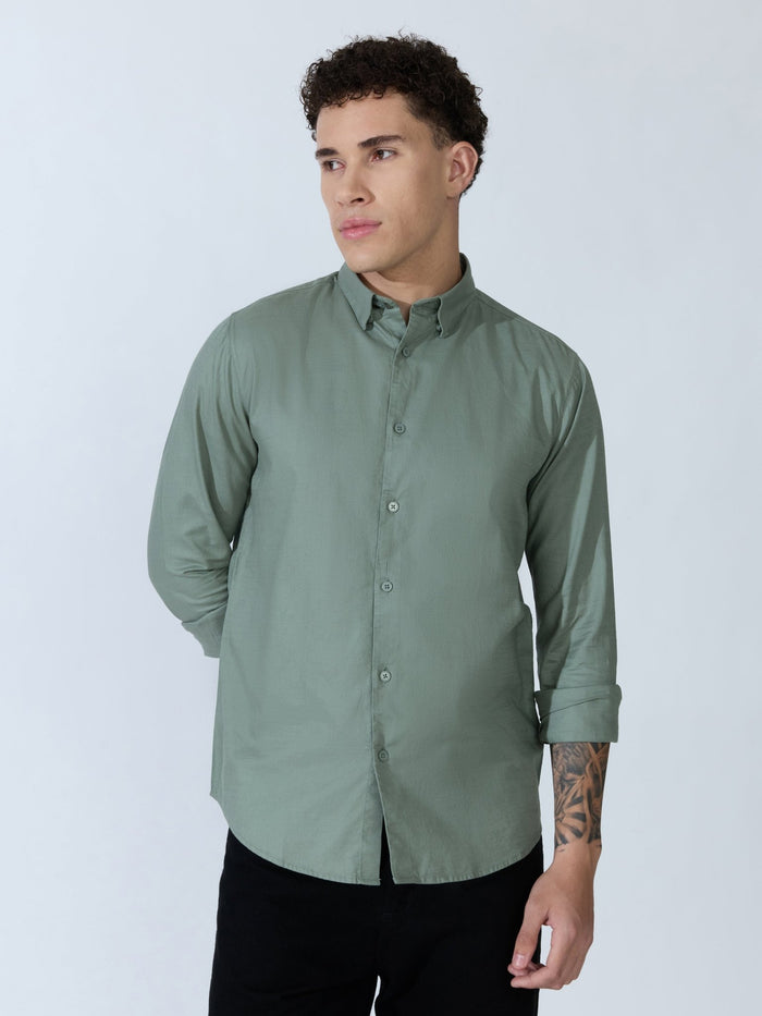 Farana - Green Dobby Shirt