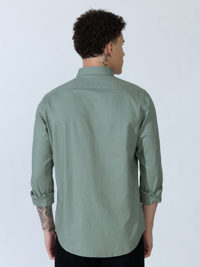 Farana - Green Dobby Shirt