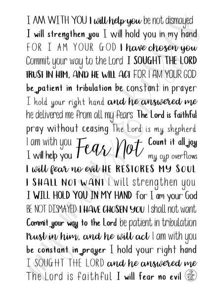 Fear Not Spiral Notebook