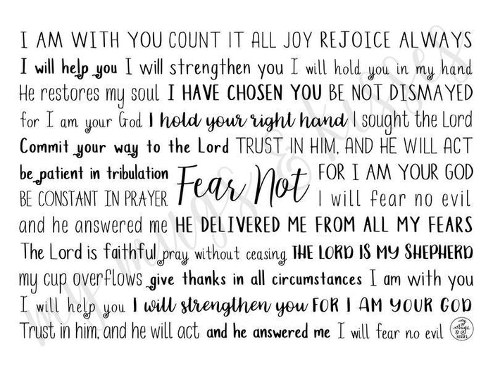 Fear Not Tumbler