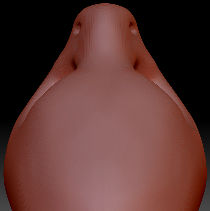 Feminine Eastern Diamondback Rattlesnake Head Base