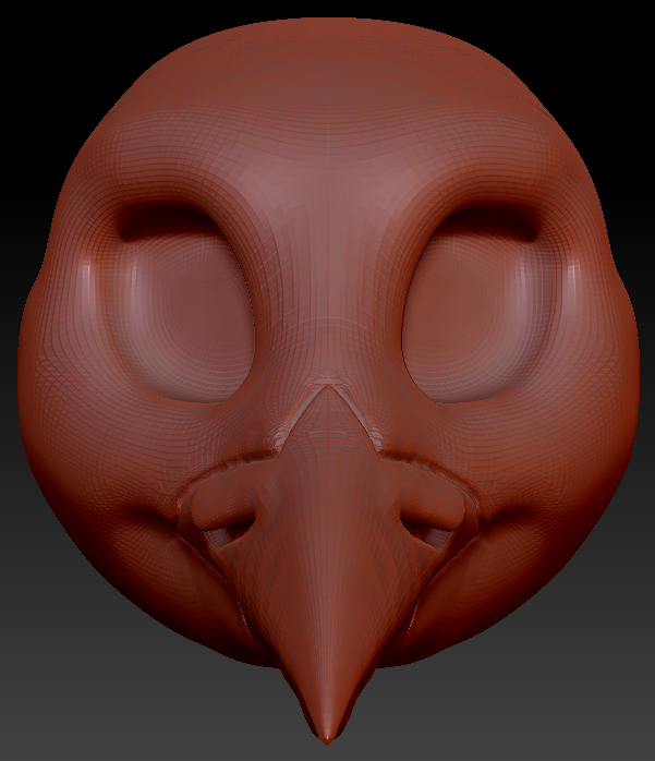 Feminine Hummingbird Head Base