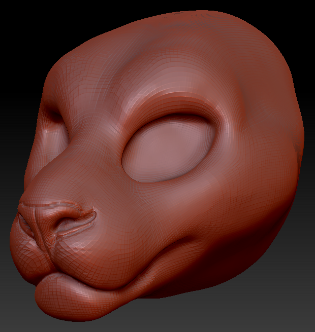 Feminine Lion Head Base