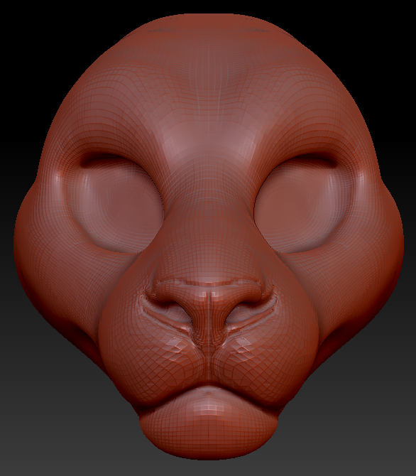 Feminine Lion Head Base