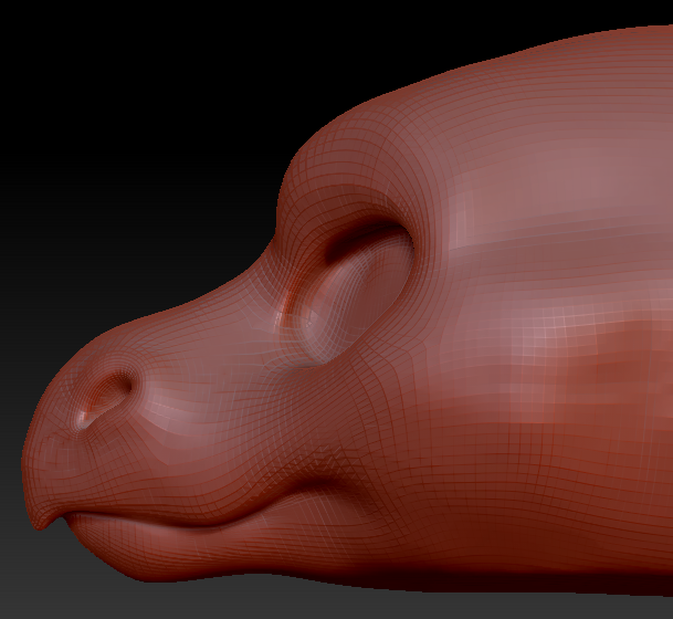 Feminine Point-nosed Dragon Head Base Variant 1