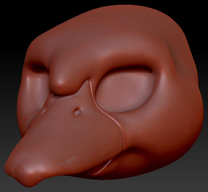 Feminine Swan Head Base