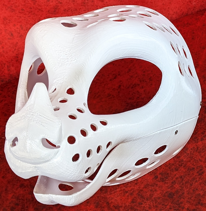 Feminine Toony Leaf-nosed Bat Static Jaw Head Base Variant 1