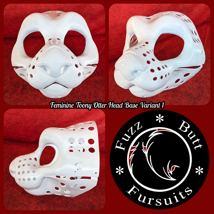 Feminine Toony Otter Head Base Variant 1