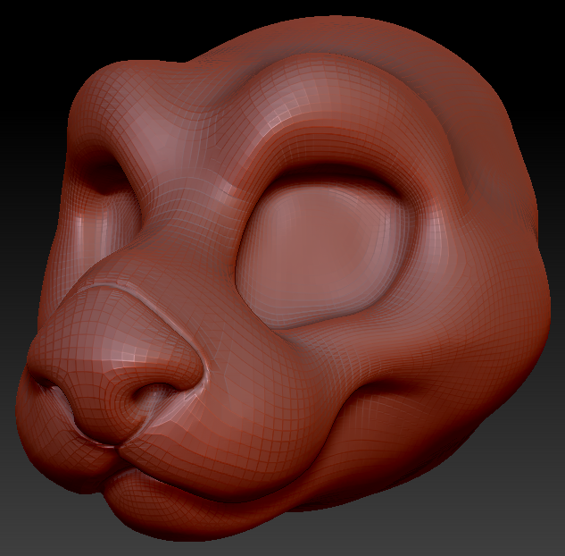 Feminine Toony Otter Head Base Variant 1