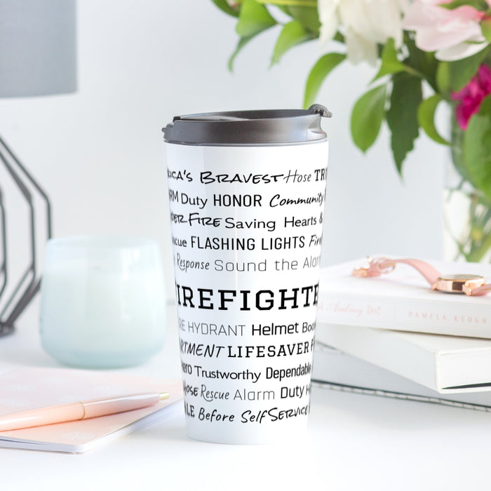 Firefighter Travel Mug