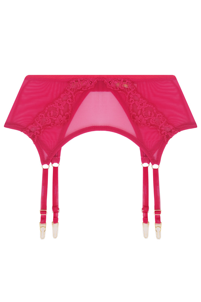 Flamenta Fuchsia garter belt