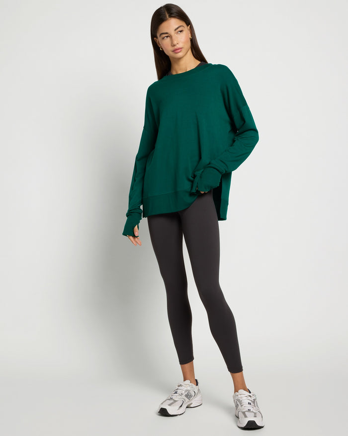 Forest Green $|& Interval Flex Pullover - UGC On Fig