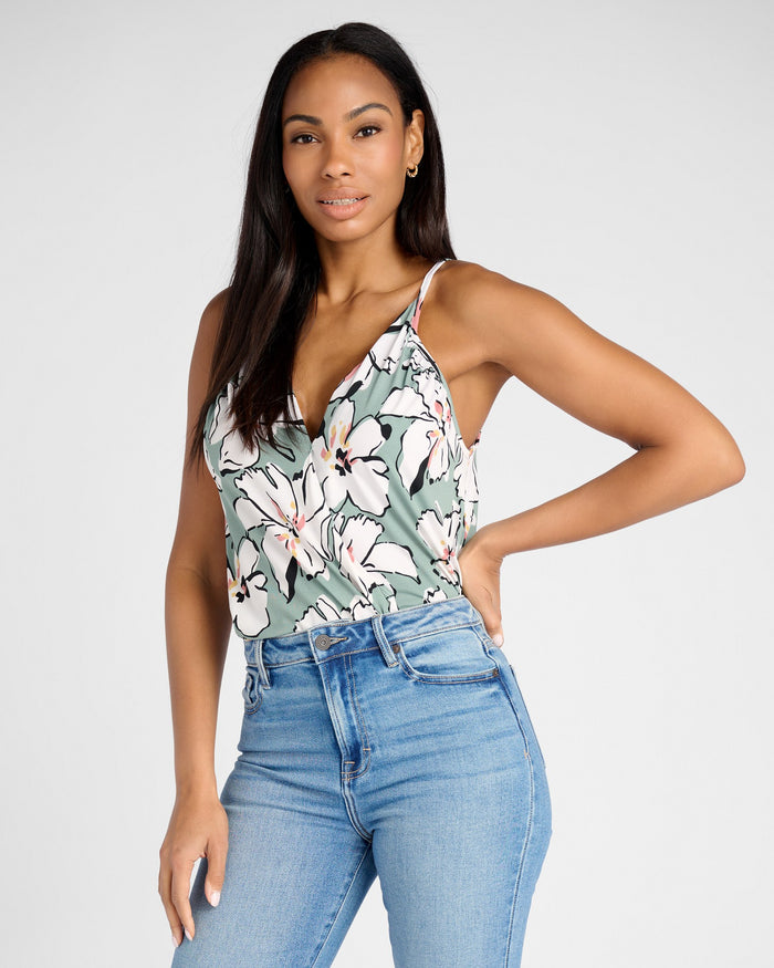 Green Floral / XS