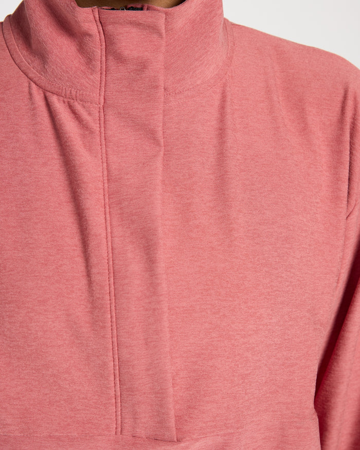 Sedona Clay Heather $|& Interval FlowHeather Drift Pulse Pullover - SOF Full Front