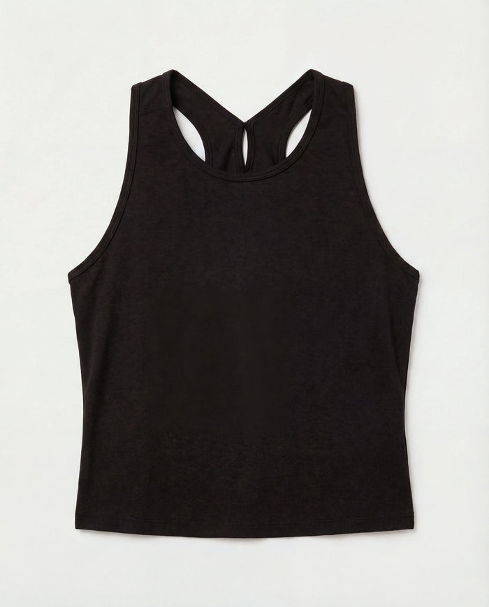 Night Sky Heather $|& Interval FlowHeather Sculpt Engage Tank - Hanger Detail