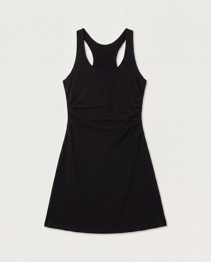 Night Sky Heather $|& Interval Flowheather Sculpt Enlight Active Dress - Hanger Detail