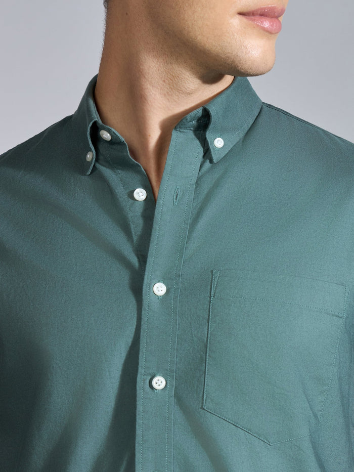 Flux - Relaxed Fit Oxford Shirt - Marine